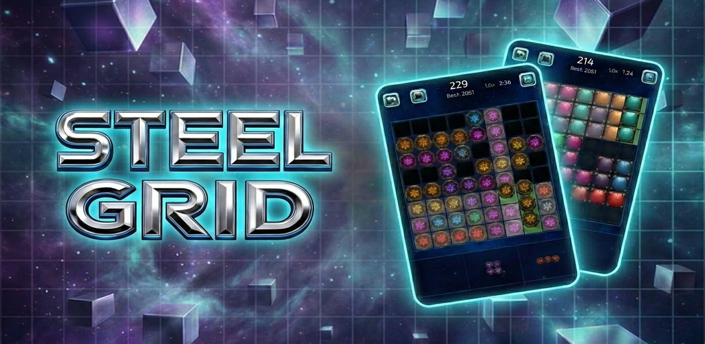 SteelGrid — Block Puzzle Game